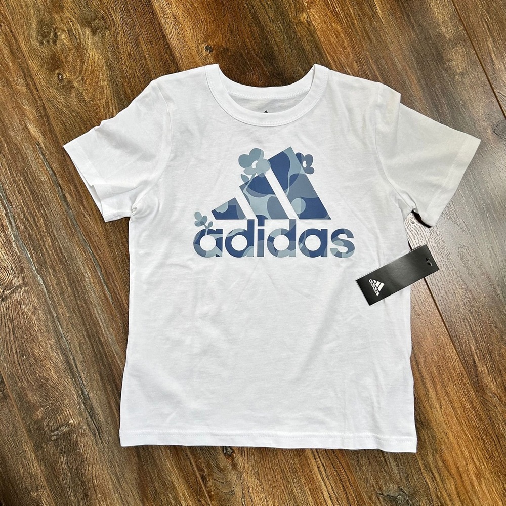 Adidas Girls Flower Printed Tee